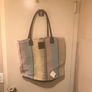 Dash and Albert Woven Cotton Tote Bag. Tag on!